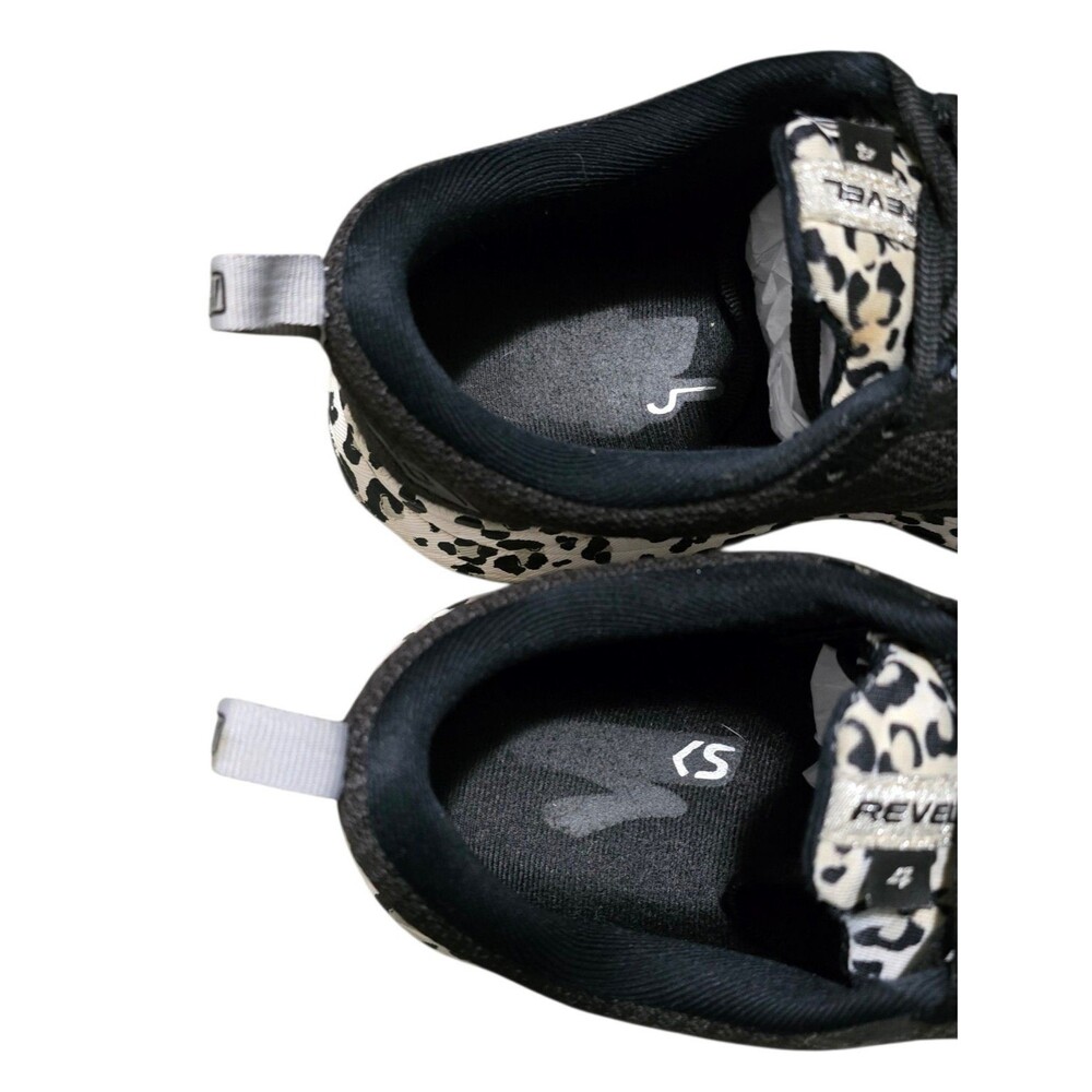 Brooks Revel 4 Running Shoes Womens Size 10 B Black White Snow Leopard Print - Picture 7 of 11